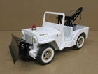 Vintage Tonka Jeep Wrecker Snowplow Tow Truck Pressed Steel