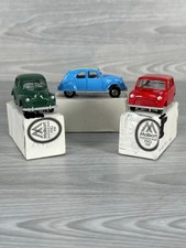 3 X Corgi Die Cast Model Cars - Brand New w/ Boxes Morris Minor Mini Renault 2CV