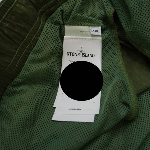 Stone Island Green Econyl Nylon Metal Swim Shorts RRP £205 - Picture 3 of 3