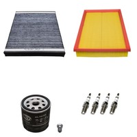 Inspektionspaket + ZüNdkerzen FüR 1.4 16V VW Polo 9N Seat Ibiza Skoda Fabia