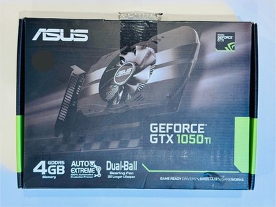 ASUS Phoenix NVIDIA GeForce GTX 1050 Ti 4GB GDDR5 Graphics Card