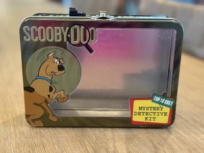 RARE VINTAGE Cartoon Network Scooby Doo Mystery Detective Kit tin box (03) RARE