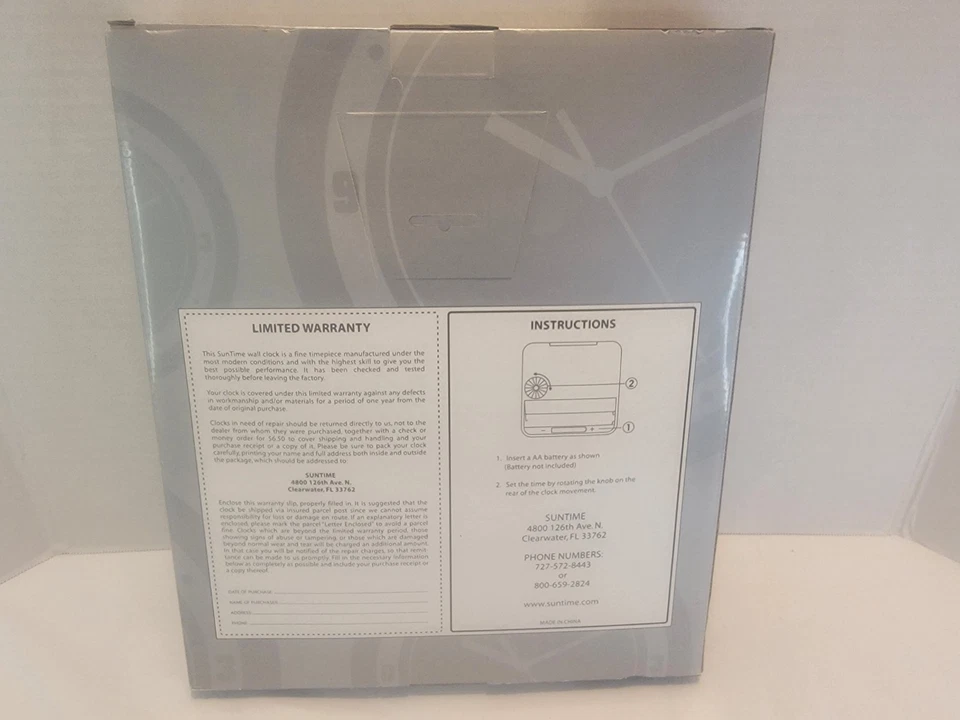 North Dakota State University Premium Quartz Wall Clock Sun Time New Inbox - Image 2 of 4