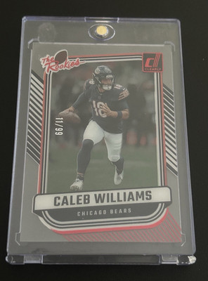2024 Panini Clearly Donruss The Rookies Caleb Williams RC #1 11/99 Bears SSP