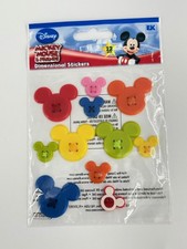 Disney Mickey Mouse Friends Dimensional Stickers 12 Pcs