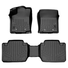 SMARTLINER SA0354/B0211 Front/Rear BLACK Floor Liners for Tacoma Ext