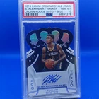 Panini 2019-20 Nickeil Alexander-Walker CR-NAW Blue /75 RC Auto PSA 10