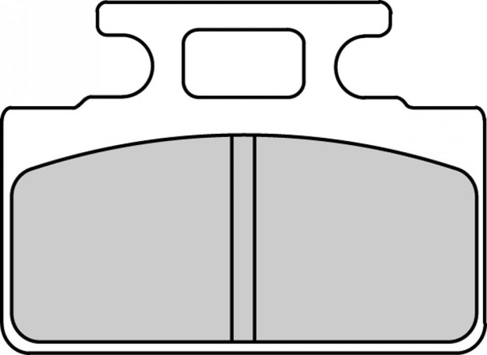 Plaquette de frein pour Sym 50 E-Symmetry résolvant les sifflements AV