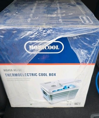 Mobicool Q40 Alu-Kühlbox - Silber, Leder Neu OVP