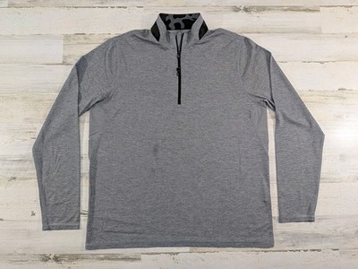 Greyson Sweater Mens Extra Large Gray Performance Quarter Zip*