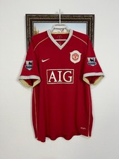 Manchester United Home football shirt 2006 Soccer Nike #10 Rooney Jersey Sz 2XL