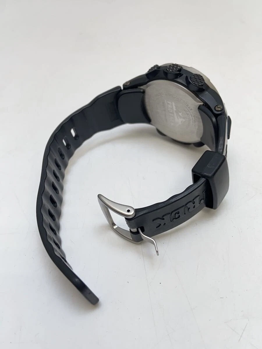 Reloj digital solar resistente para hombre CASIO PRO TREK PRW-3100 banda de goma negra