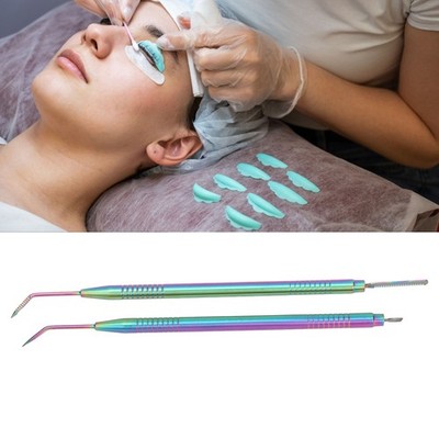 2pcs Eyelash Lift Separator Tools Double Headed Stainless Steel Lash Separation