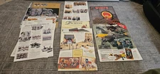 King & Country Toy Soldiers EARLY Brochures, Club Warbirds Glossy RARE Lot