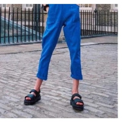 Doc Martens Voss Hydro Classic Platform Sandals Size 9 Leather