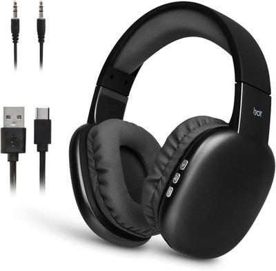Ijoy Bluetooth Headphones over Ear, Wireless and Wired Foldable Headset Built-In