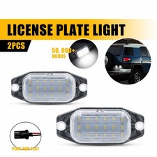 Bright White Led License Plate Light Tag Lamp Pair For 07-14 Toyota Fj Cruiser Bright White Led License Plate Light Tag Lamp Pair For 07-14 Toyota Fj Cruiser