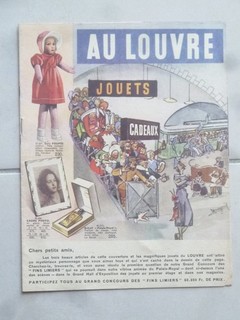 1 catalogue AU LOUVRE (Paris) JOUETS 1945 12 pages BE