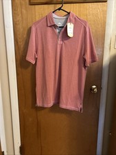 Tommy Bahama Men's New Red Sail Short Sleeve Polo Shirt Size M NWT