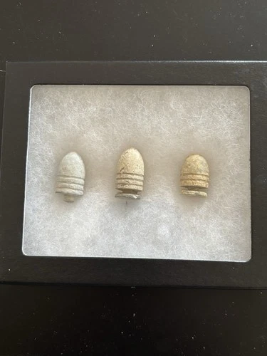 Set Of Three Civil War 58 Caliber Williams Cleaner Bullets Type 1,2,&3