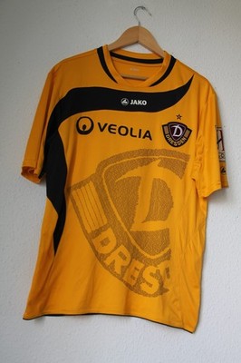 Jako Yellow and Black Dynamo Dresden Football Jersey Size Number M 2757