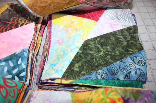 12 Crazy Quilt 8" Squares (Batiks) No Duplicates Cotton Fabric-Quilt-Crafts-Sew - Picture 9 of 13