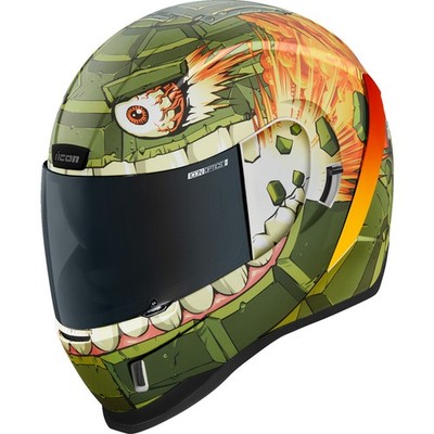 Icon Airform Grenadier Helmet, Green, Adventure Touring, Street