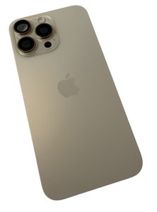 ORG Akkufachdeckel Grade A Original-Klapphülle für iPhone 16 Pro Max, wüstengelb