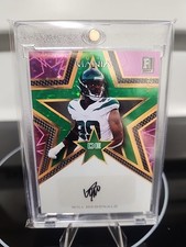 2023 Wild Card Auto Mania Pro-Look  Star Will McDonald IV Rainbow Prism-Jets /25