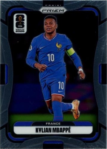 2026 Panini Prizm World Cup Kylian Mbappe Silver Wave Refractor