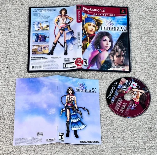 Final Fantasy X-2 (Sony PlayStation 2, PS2) Complete CIB - Tested
