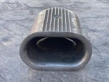 VINTAGE CAL CUSTOM HILBORN FINNED STYLE ALUMINUM AIR CLEANER SCOOP 4 BBL HOTROD