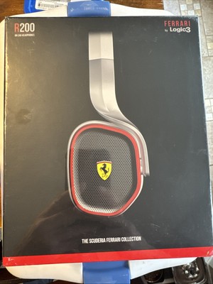 R200 Ferrari By Logic3 The Scuderia Ferrari Collection On Ear Headphones
