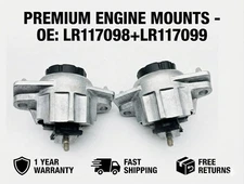 2x Engine Motor Mount Kit For Jaguar F-Pace Velar 2.0L Turbo Diesel Gas T4A13898