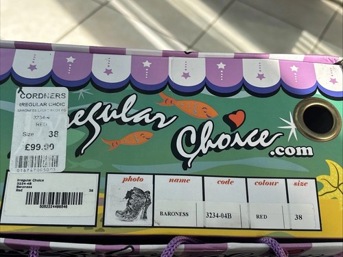 Stunning Irregular Choice laced boots / Baroness Red - Size 38 - 6 - Bild 8 von 12