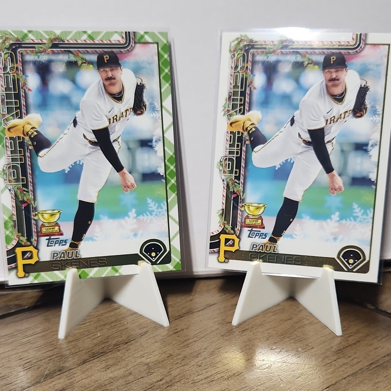 Topps Holiday 2025 Paul Skenes Rookie #H70 Lot of 2 Pittsburgh Pirates