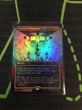MTG Magic The Gathering Inspired Ultimatum Foil SPG Mythic Borderless Jeskai