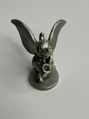 Vintage Schmid Walt Disney Productions Dumbo Playing Saxophone Pewter Figurine