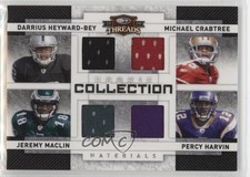 2009 Donruss Threads Darrius Heyward-Bey Jeremy Maclin Michael Crabtree #2 10lp