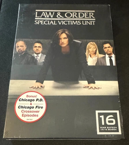 Law & Order - Special Victims Unit Season 16 (5-Disc DVD, 2015) - 23 Eps. - NEW
