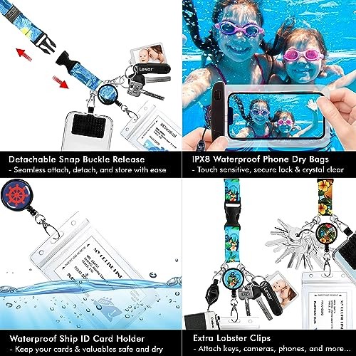 2PK Waterproof Phone Pouch Phone Dry Bag Case for iPhone 13 12 11 Pro Max XS - 第 8/8 張圖片