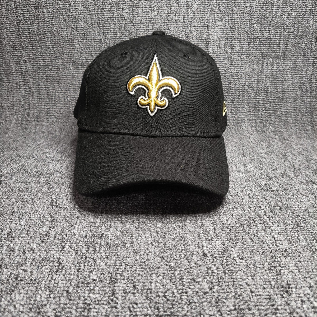 New Era New Orleans Saints NFL Black Cap Hat Fleur-de-Lis Logo