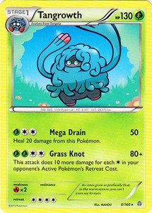 Tangrowth - 5/160 - Rare Lightly Played Primal Clash