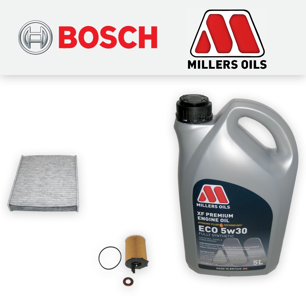 SERVICE KIT for FORD FOCUS MK2 1.6 TDCI OIL CABIN FILTERS +5L OIL (2004-2012)