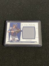 Yan Gomes 2022 Panini National Treasures Colossal Game Used Jersey #d /99 Cubs