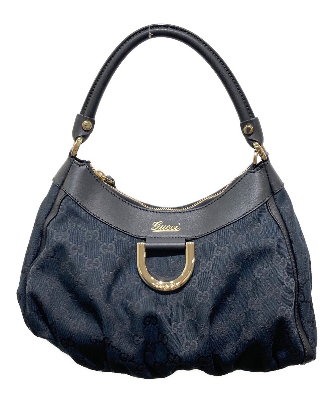 GUCCI Abby One Shoulder Bag Navy GG Leather Italy Model 190525 SN2595 thumbnail 8