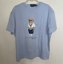 NWT Polo Ralph Lauren Men's Polo Bear T-Shirt Blue Choose Size