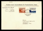 DR WHO 1947 LIECHTENSTEIN FDC? COMBO TO SWITZERLAND R48128