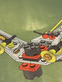 LEGO Space UFO 6836 V-Wing Fighter & 6516 Moon Walker 90% Complete With Boxes