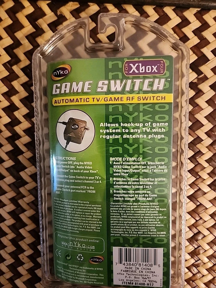 NYKO Automatic RF RFU Switch Unit for Original XBOX System Console YY15 - NEW - Image 2 of 2
